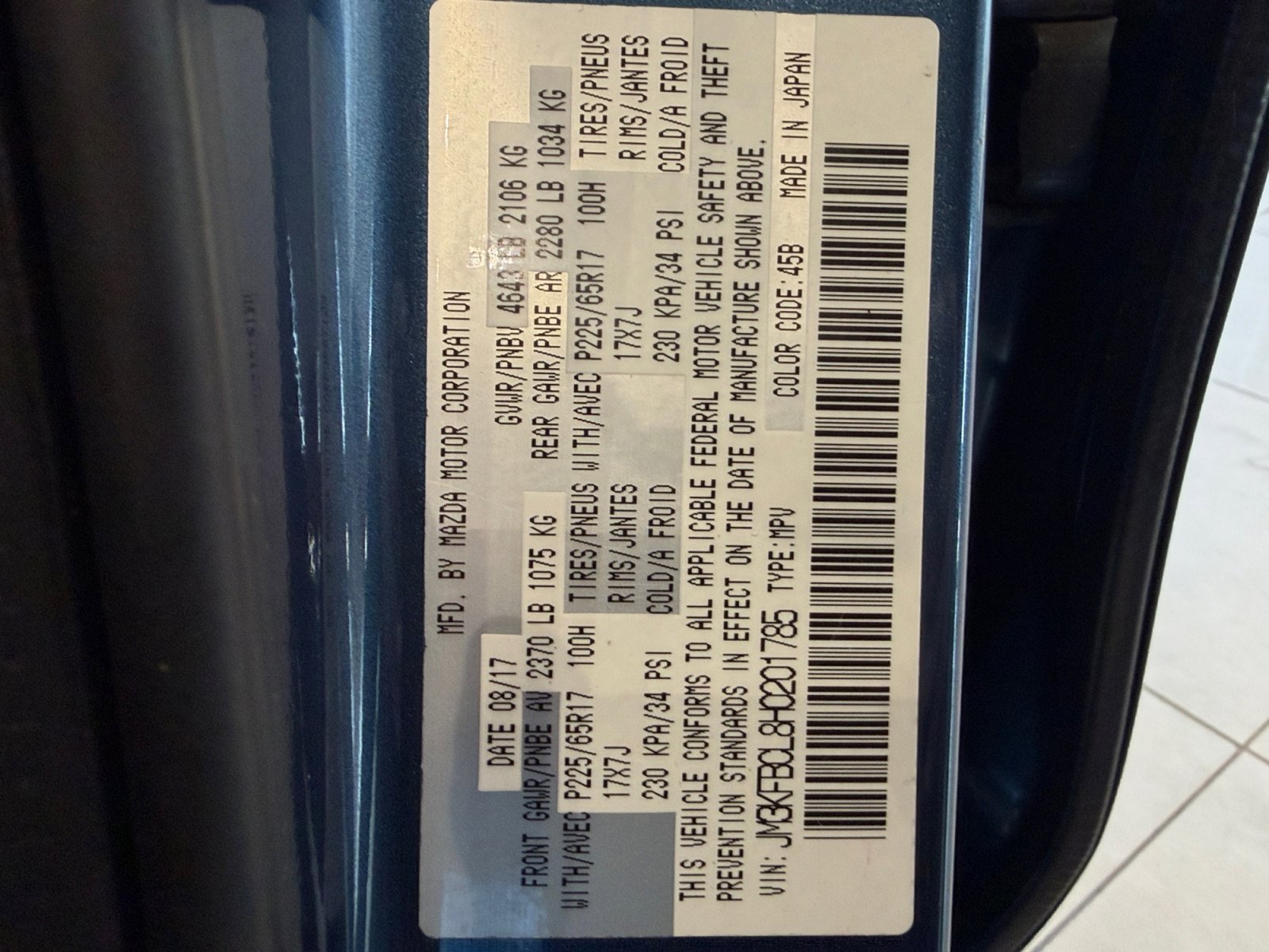 Used 2017 MAZDA CX-5 Touring w/ Preferred Equipment Package image 30