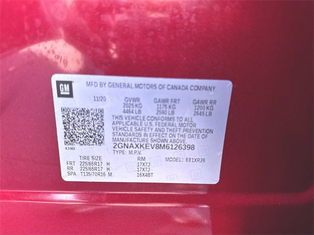 Used 2021 Chevrolet Equinox LT image 32