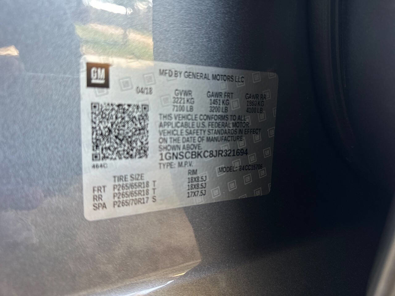 Used 2018 Chevrolet Tahoe LT w/ Texas Edition Package image 42