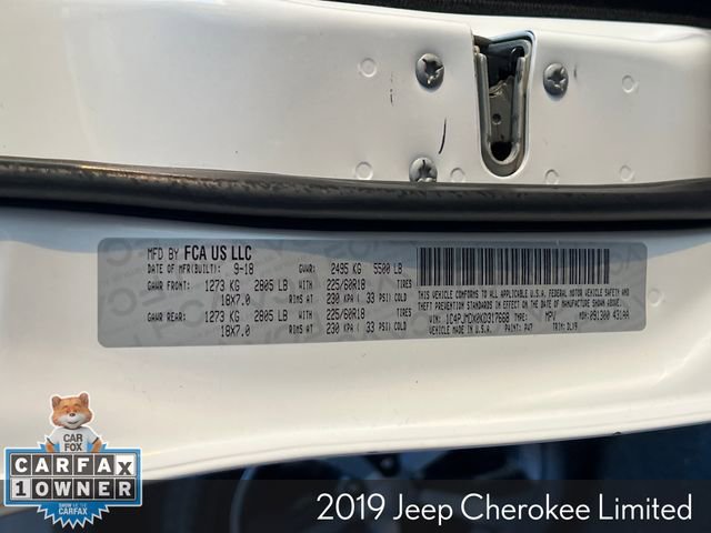 Used 2019 Jeep Cherokee Limited image 38