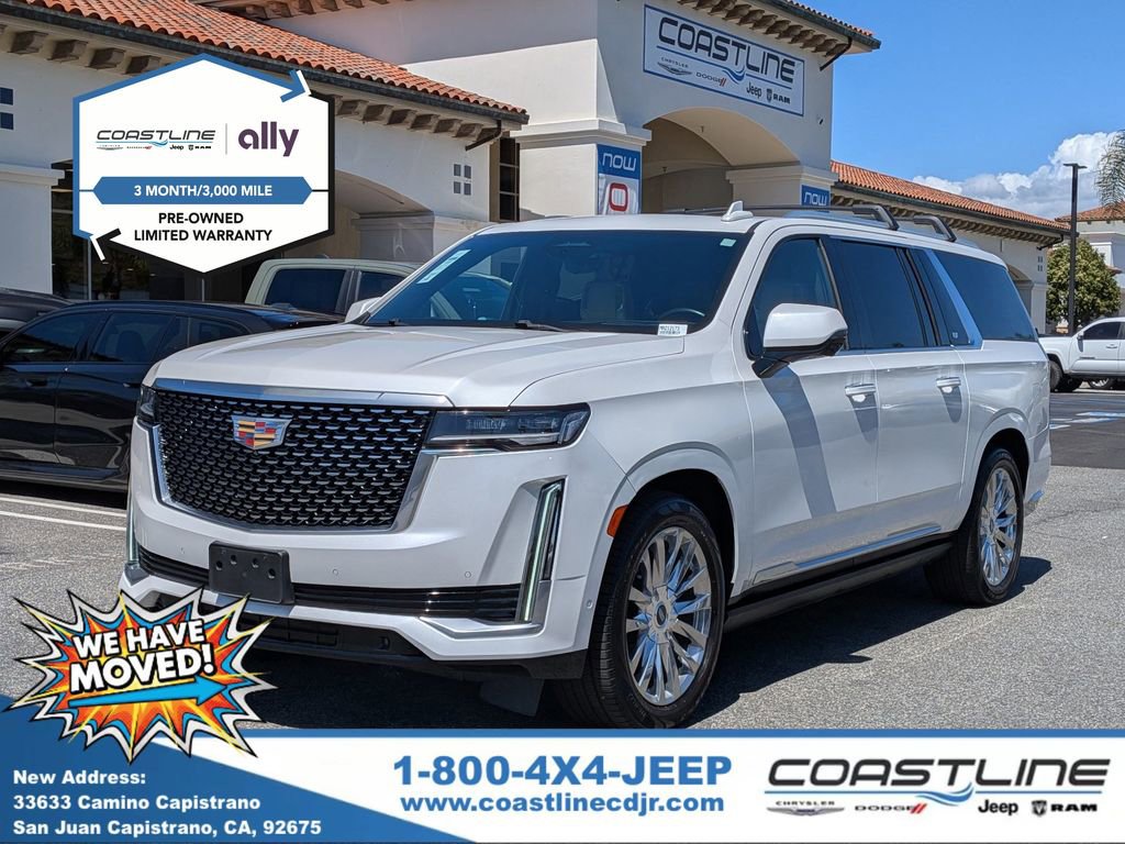 Used 2021 Cadillac Escalade ESV Premium Luxury w/ Driver Assist Tech Package image 1