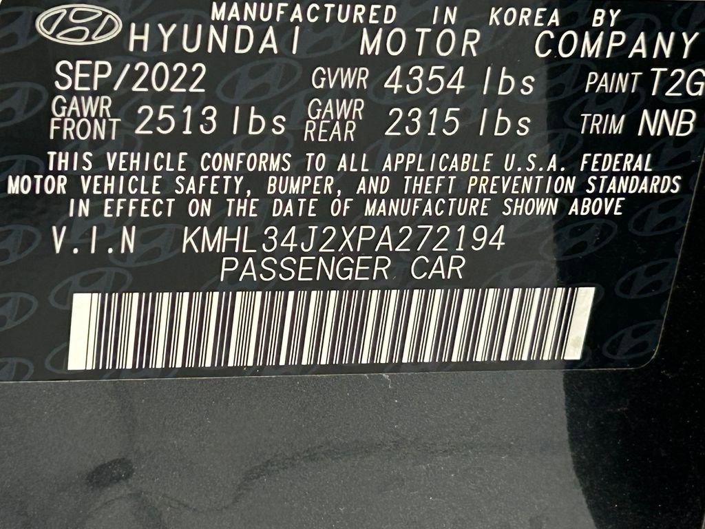 Used 2023 Hyundai Sonata Limited w/ Preferred Accessory Package FWD image 47