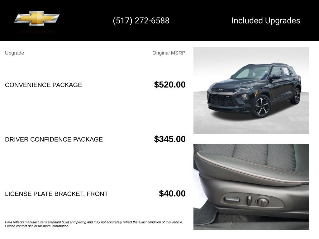 Certified 2023 Chevrolet TrailBlazer RS w/ Convenience Package FWD image 15