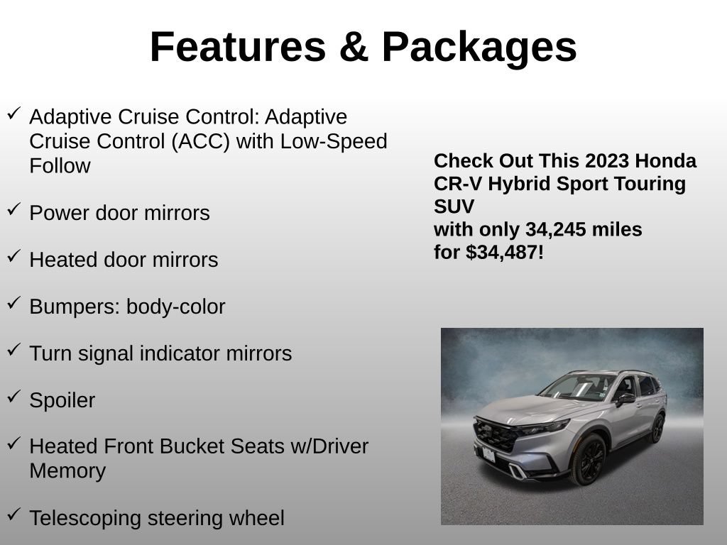 Certified 2023 Honda CR-V Sport Touring image 24