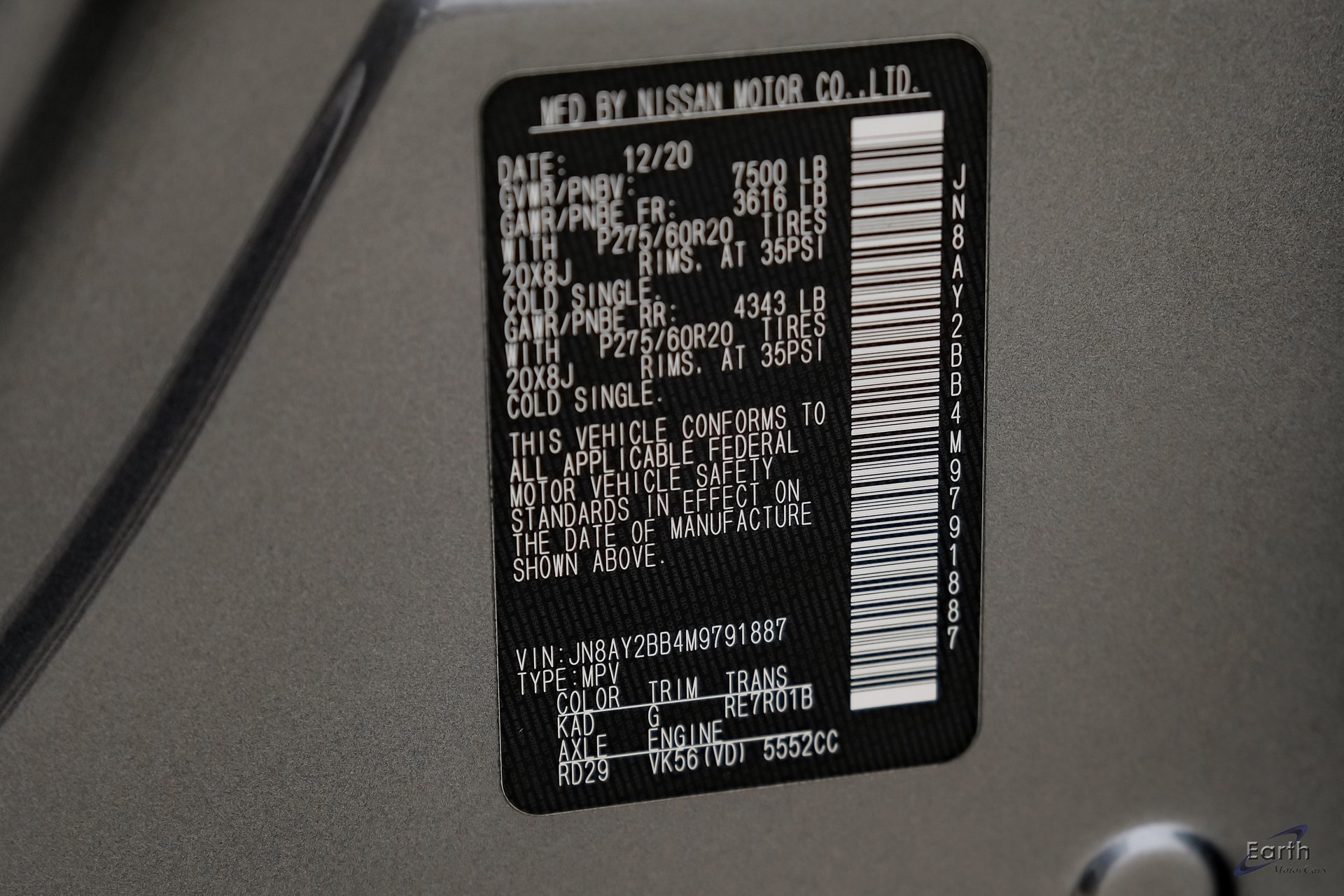 Used 2021 Nissan Armada SL w/ Captain's Chairs Package image 99