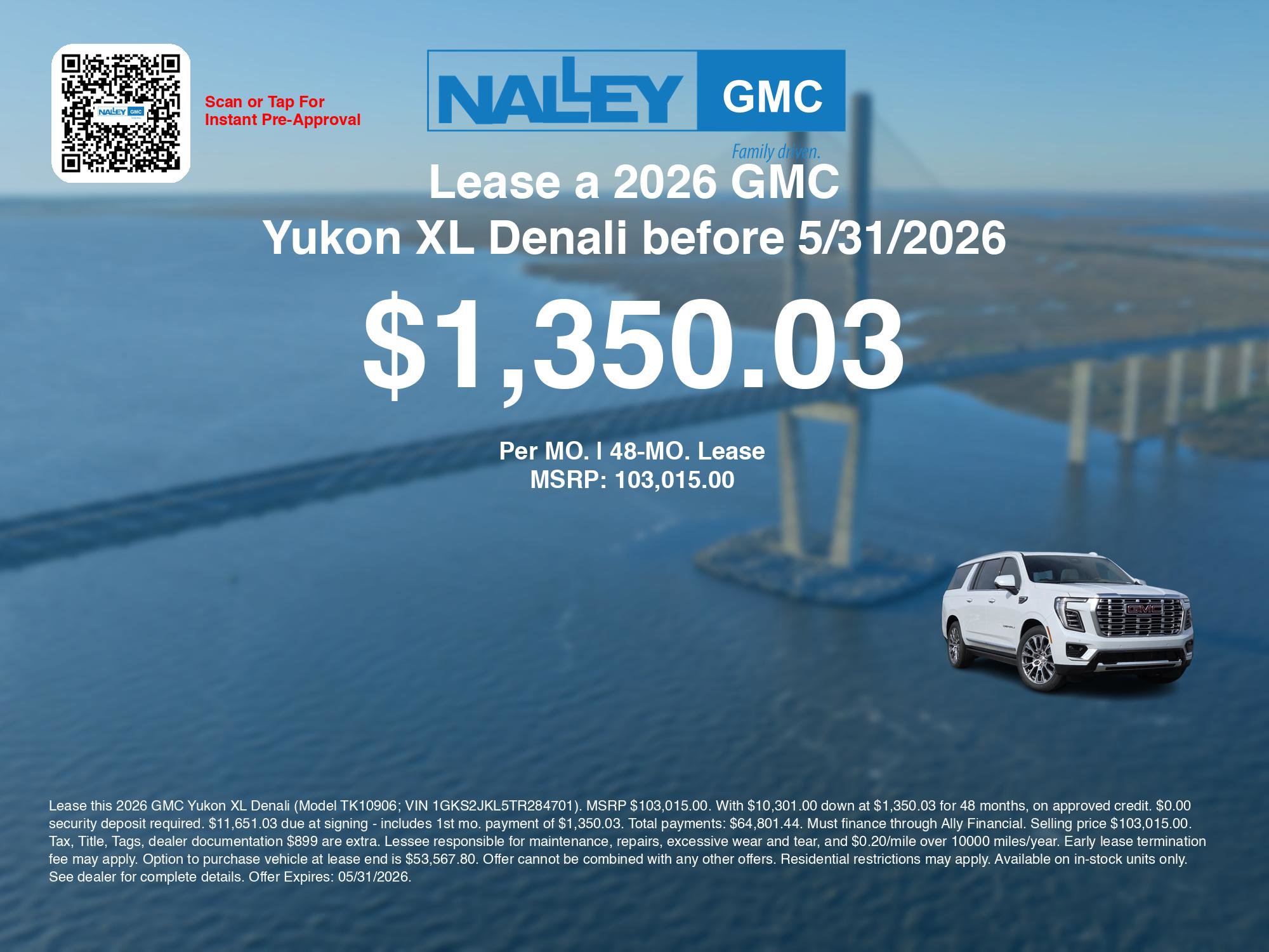 New 2026 GMC Yukon XL Denali AWD/4WD image 3
