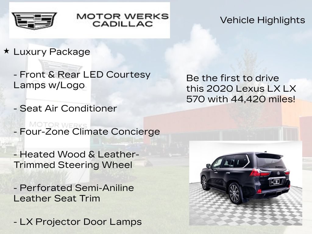 Used 2020 Lexus LX 570 4WD w/ Luxury Package image 13