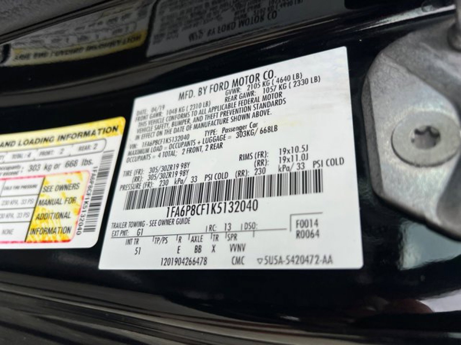 Used 2019 Ford Mustang GT Premium w/ Performance Package - Level 2 image 20