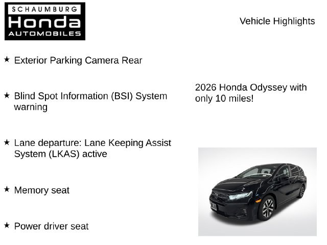 New 2026 Honda Odyssey EX-L image 7