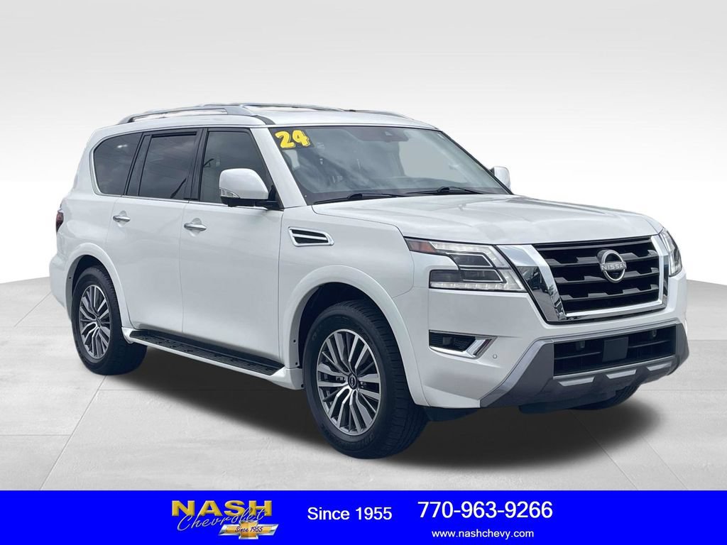 Used 2024 Nissan Armada SL w/ Captain's Chairs Package