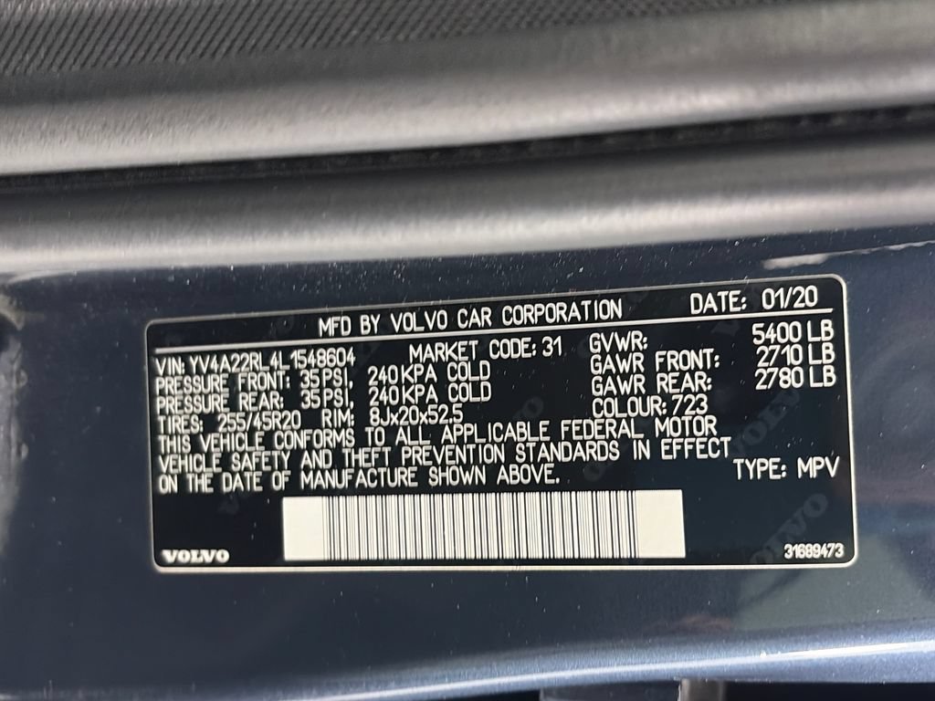 Used 2020 Volvo XC60 T6 Inscription AWD/4WD image 9
