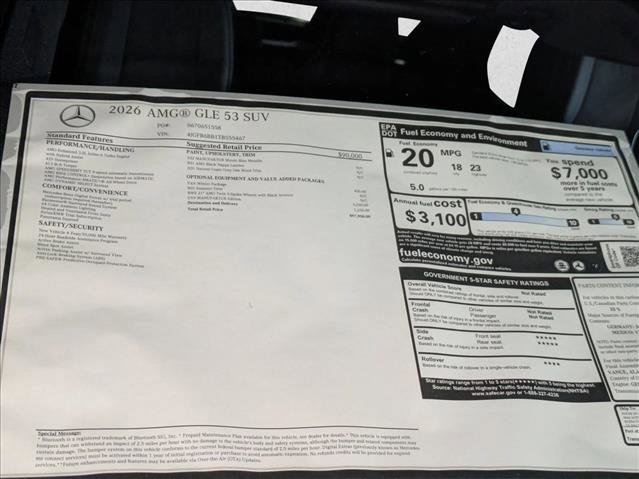 New 2026 Mercedes-Benz GLE 53 AMG 4MATIC image 19