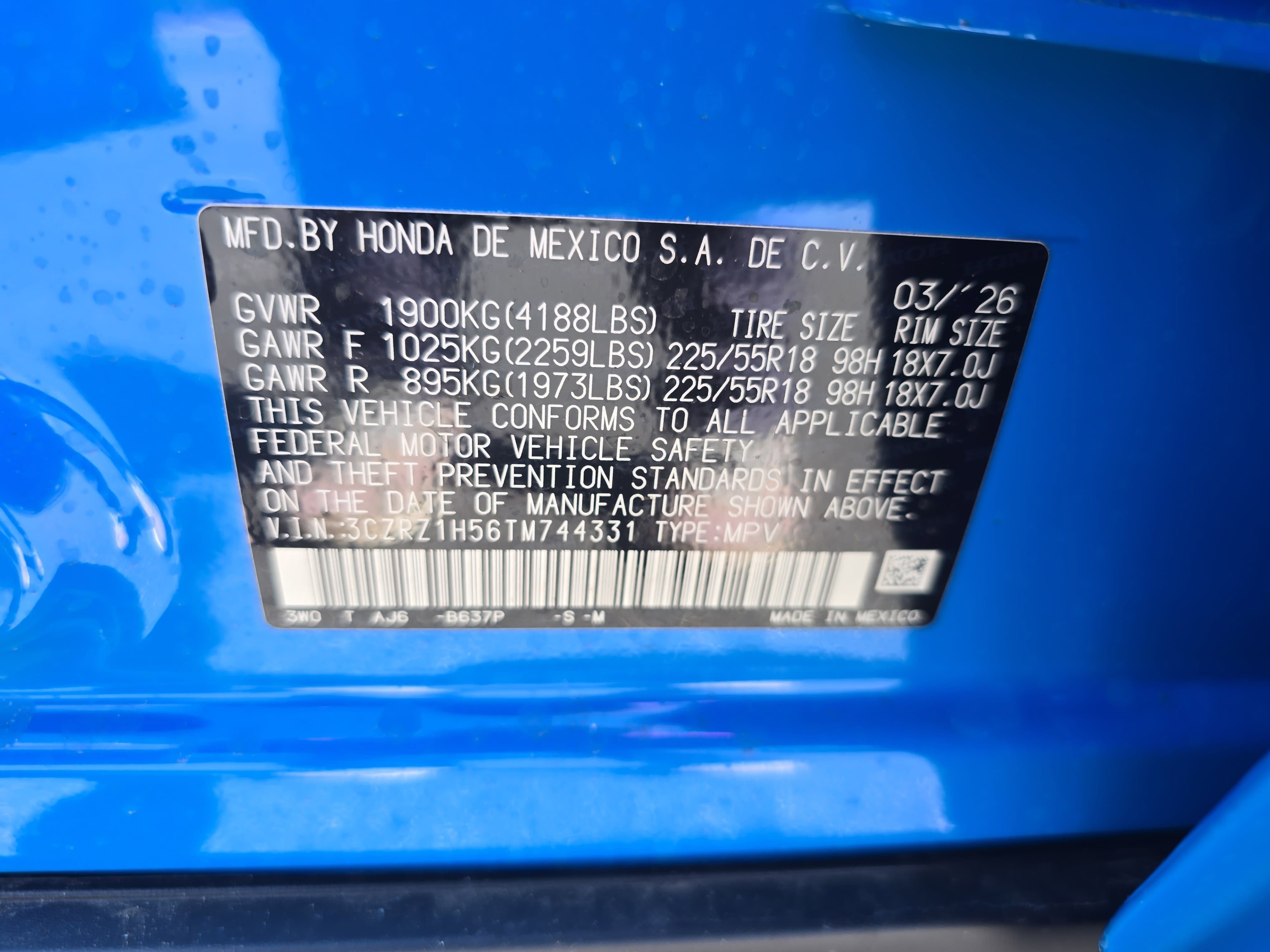 New 2026 Honda HR-V Sport image 33