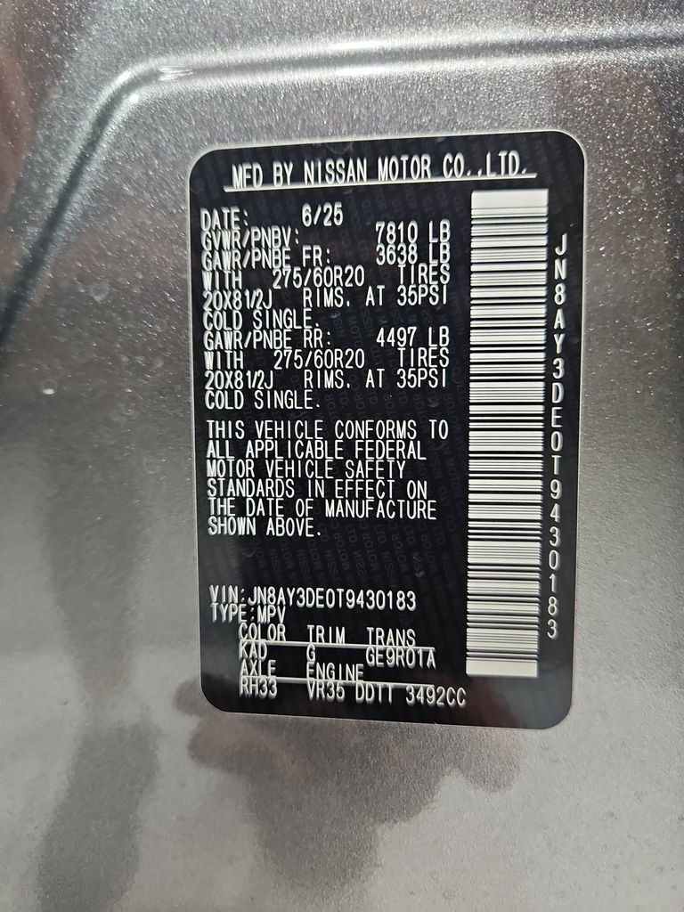 New 2026 Nissan Armada PRO-4X AWD/4WD image 30