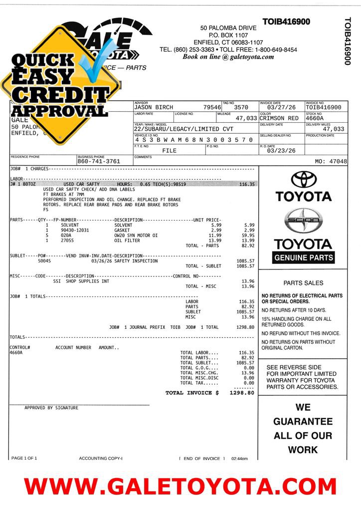 Used 2022 Subaru Legacy Limited image 10