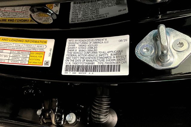 New 2026 Honda Accord LX image 14