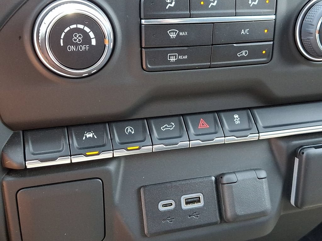 Certified 2024 Chevrolet Silverado 1500 Custom w/ Turbomax Blackout Package AWD/4WD image 24