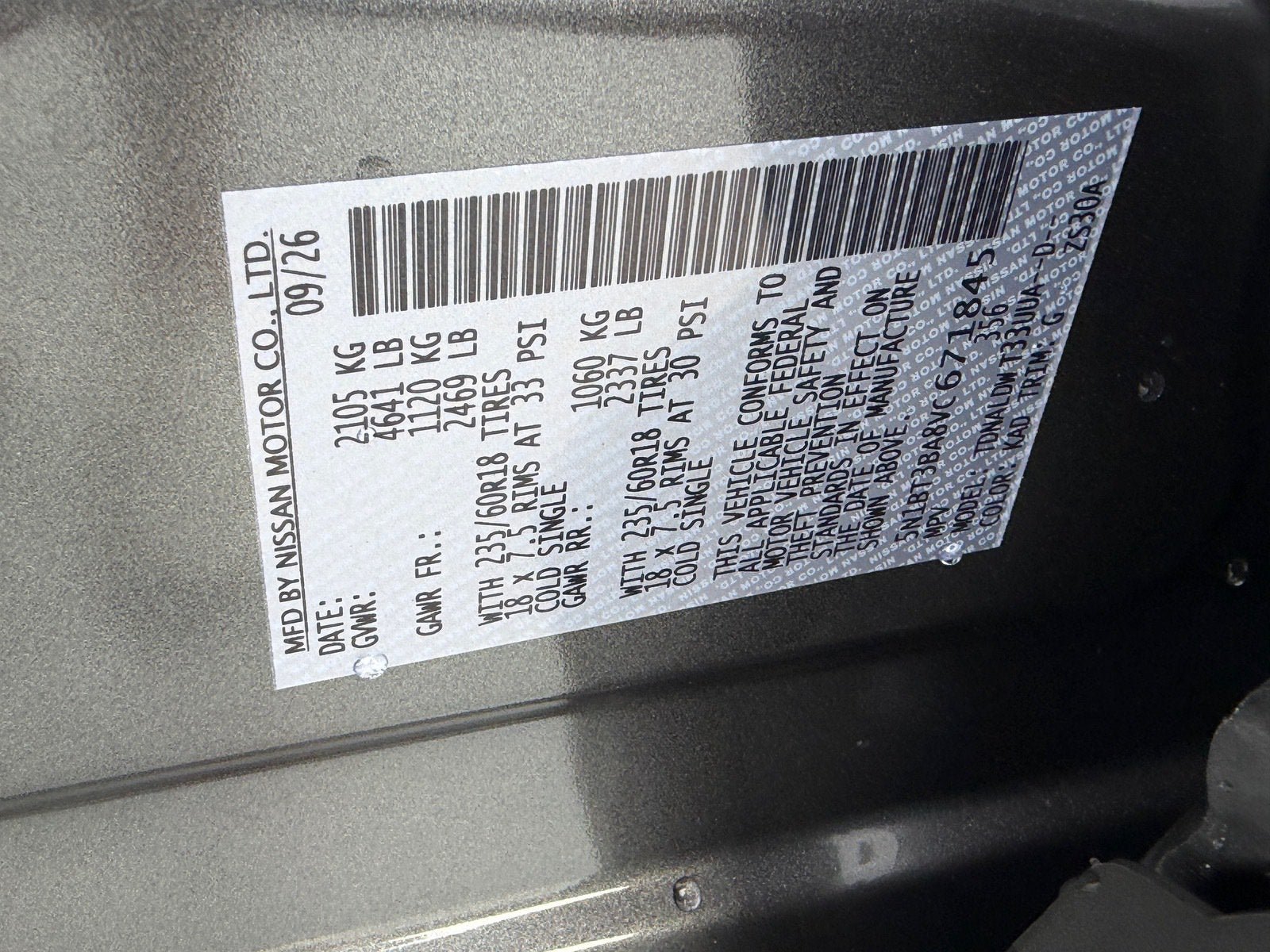 New 2027 Nissan Rogue SV FWD image 16