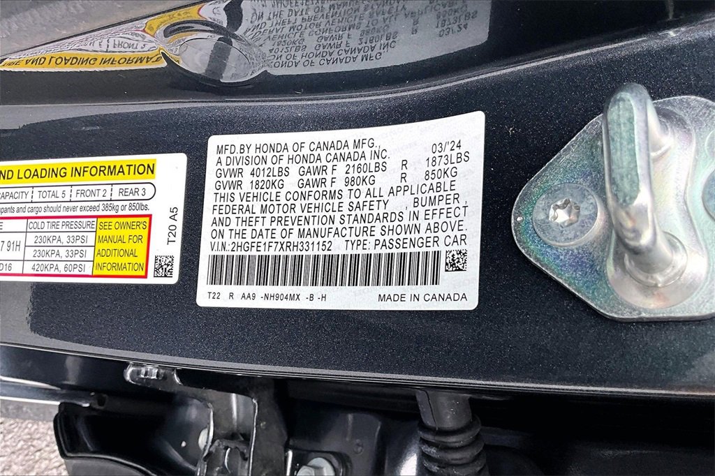 Used 2024 Honda Civic EX image 32