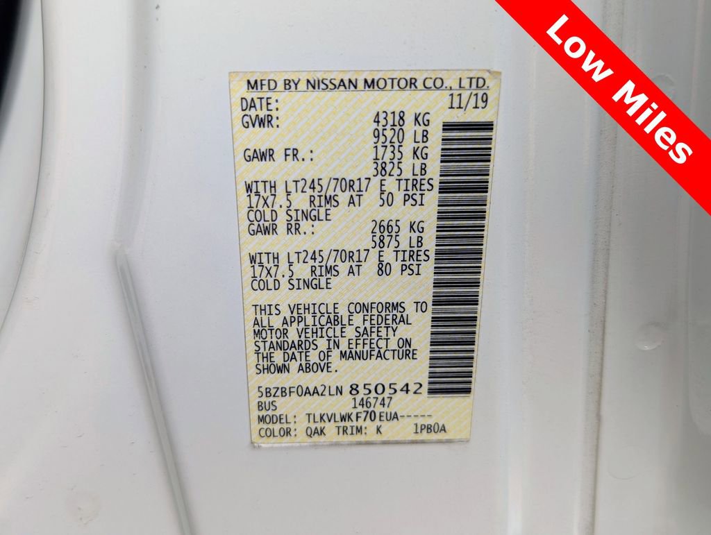 Used 2020 Nissan NV 3500 S image 29