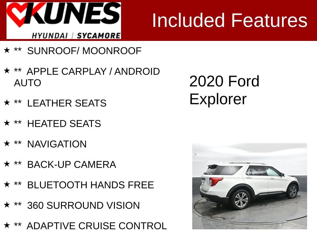 Used 2020 Ford Explorer Platinum image 2