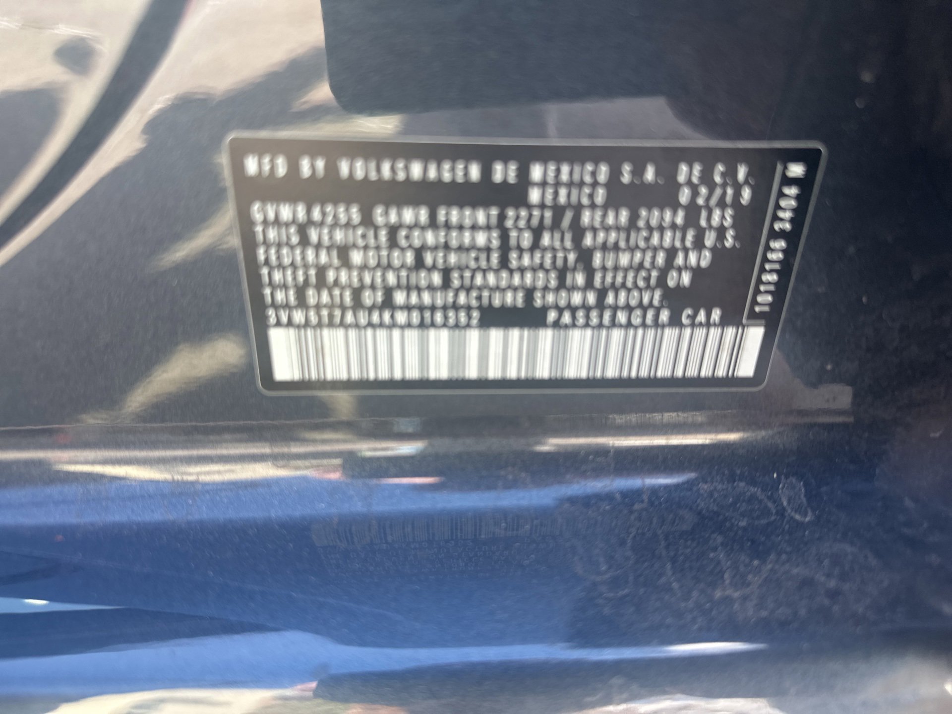 Used 2019 Volkswagen Golf 2.0T S image 11