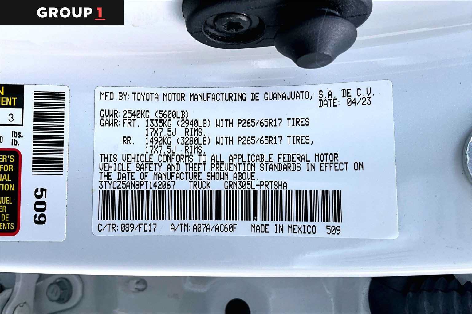 Certified 2023 Toyota Tacoma TRD Sport w/ Technology Package AWD/4WD image 37