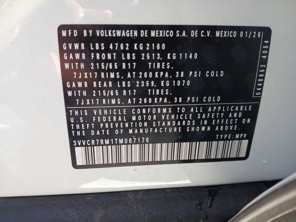 New 2026 Volkswagen Tiguan S image 28