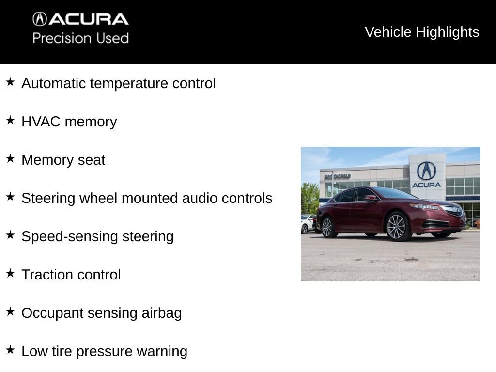 Certified 2016 Acura TLX V6 SH-AWD w/ Technology Pkg image 9