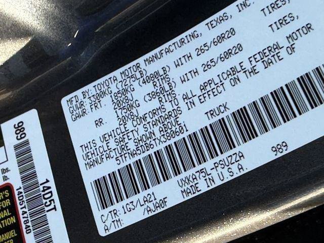 Certified 2026 Toyota Tundra Platinum AWD/4WD image 28