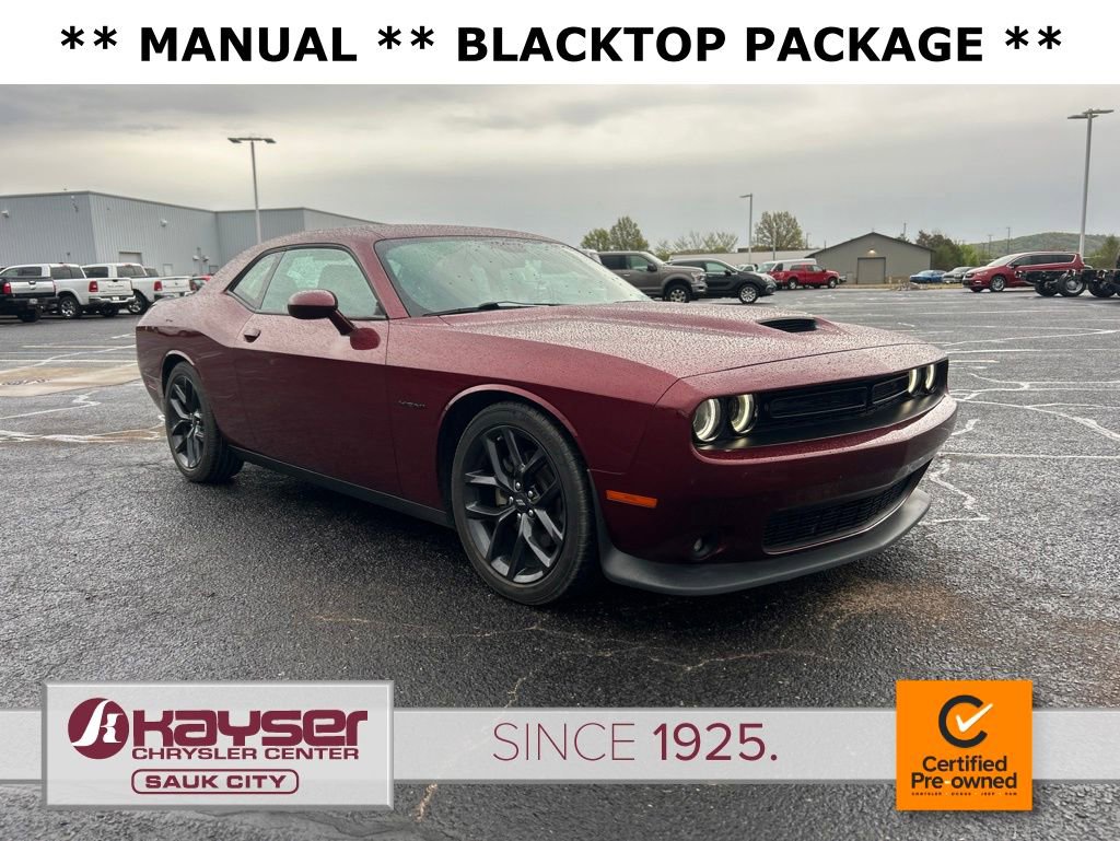 Used 2022 Dodge Challenger R/T w/ Blacktop Package RWD image 1