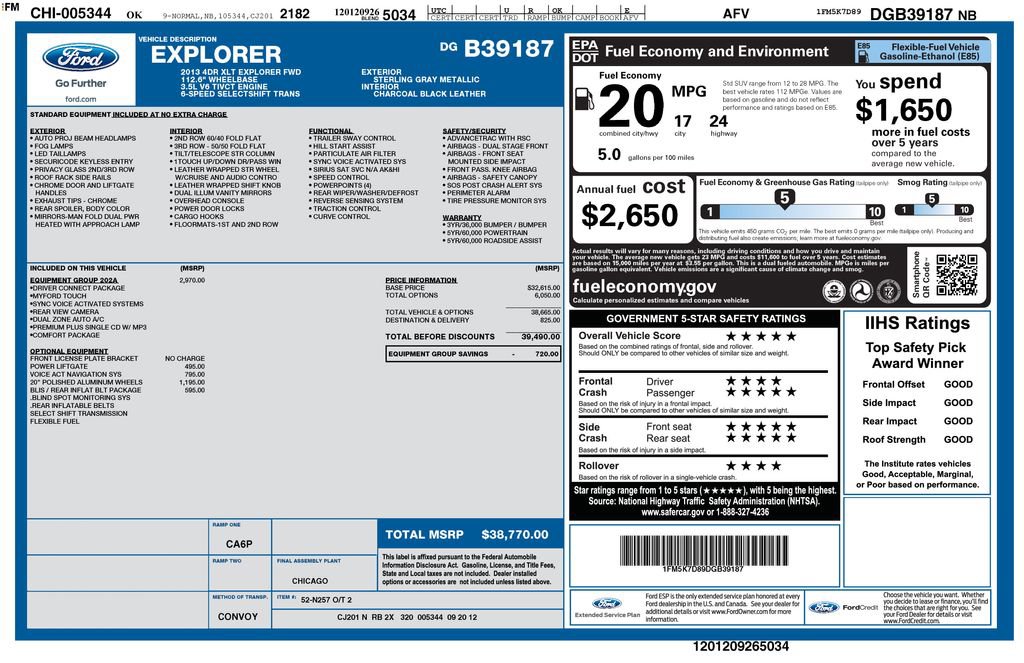 Used 2013 Ford Explorer XLT image 31