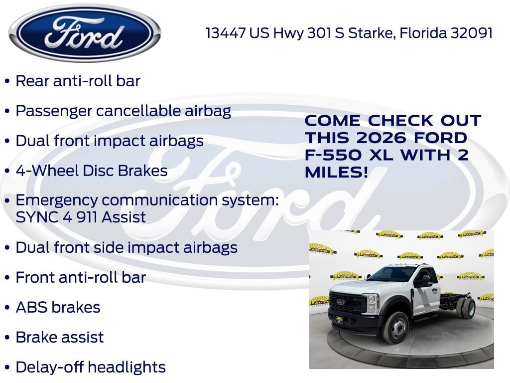 New 2026 Ford F550 4x4 Regular Cab Super Duty image 25