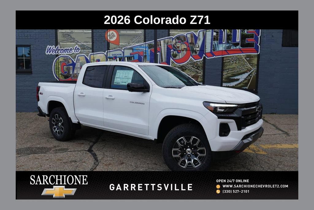 New 2026 Chevrolet Colorado Z71 w/ Technology Package AWD/4WD image 1