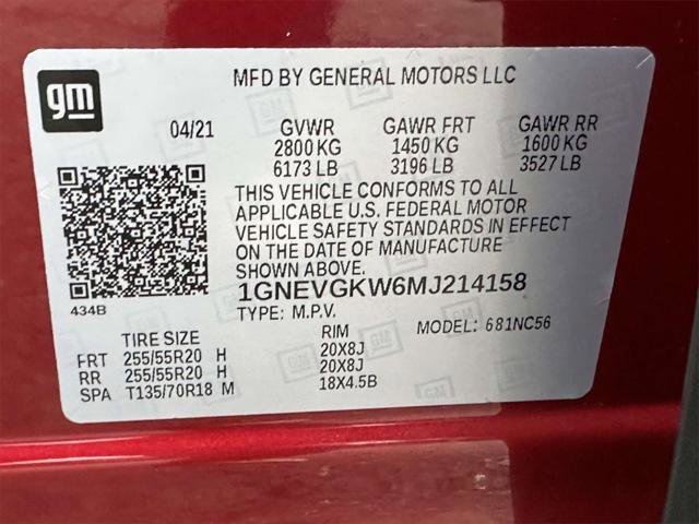 Used 2021 Chevrolet Traverse LT image 39