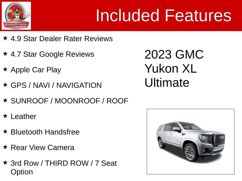 Used 2023 GMC Yukon XL Denali Ultimate AWD/4WD image 4