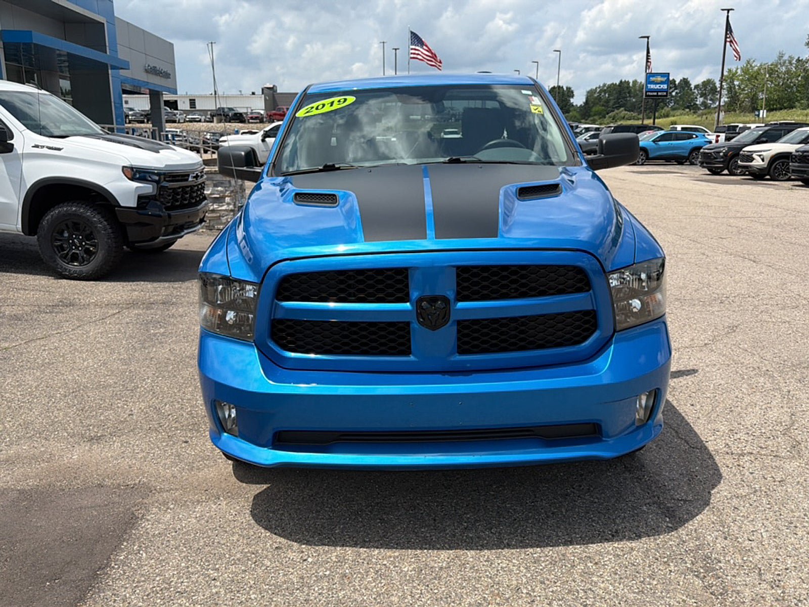 Used 2019 RAM 1500 Express w/ Hydro Blue Sport Package AWD/4WD image 2