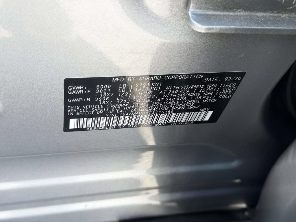 Certified 2026 Subaru Ascent Premium AWD/4WD image 27