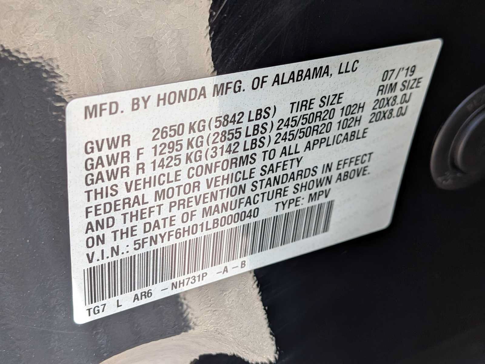Used 2020 Honda Pilot Elite image 32