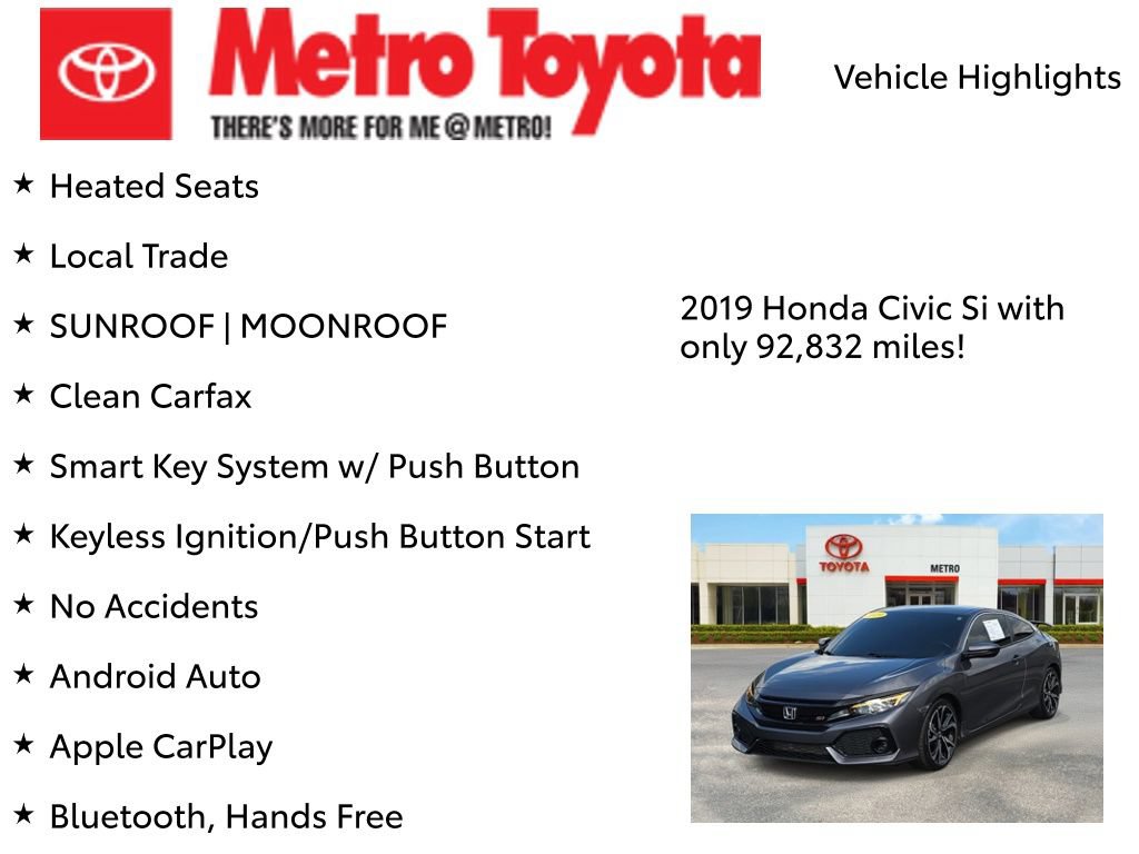 Used 2019 Honda Civic Si image 7