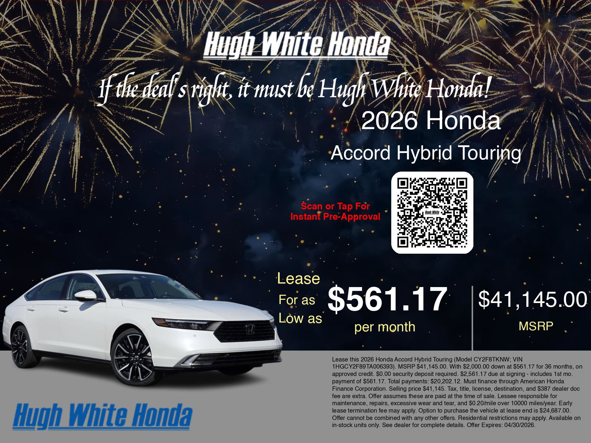 New 2026 Honda Accord Touring image 3