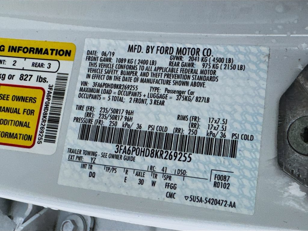 Used 2019 Ford Fusion SE FWD image 37