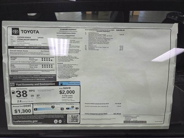 New 2026 Toyota Crown Signia w/ Advanced Technology Package AWD/4WD image 7