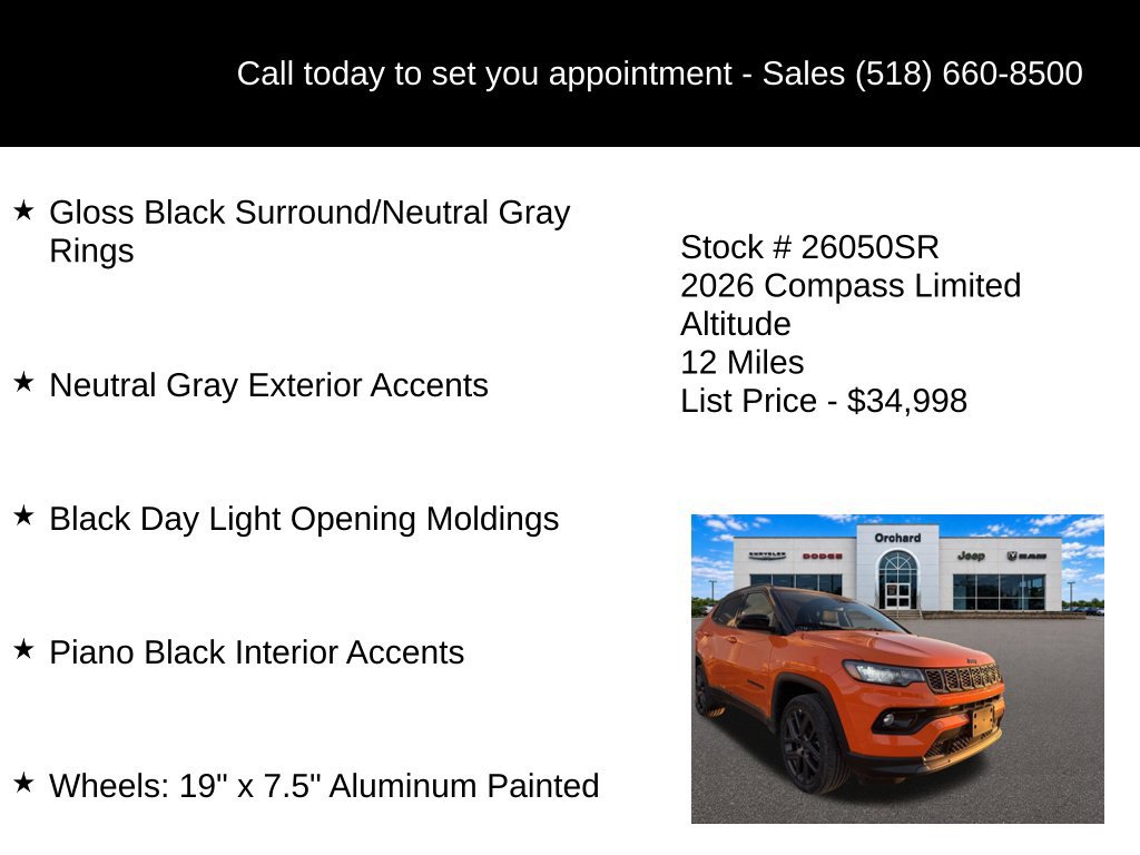New 2026 Jeep Compass Limited AWD/4WD image 15