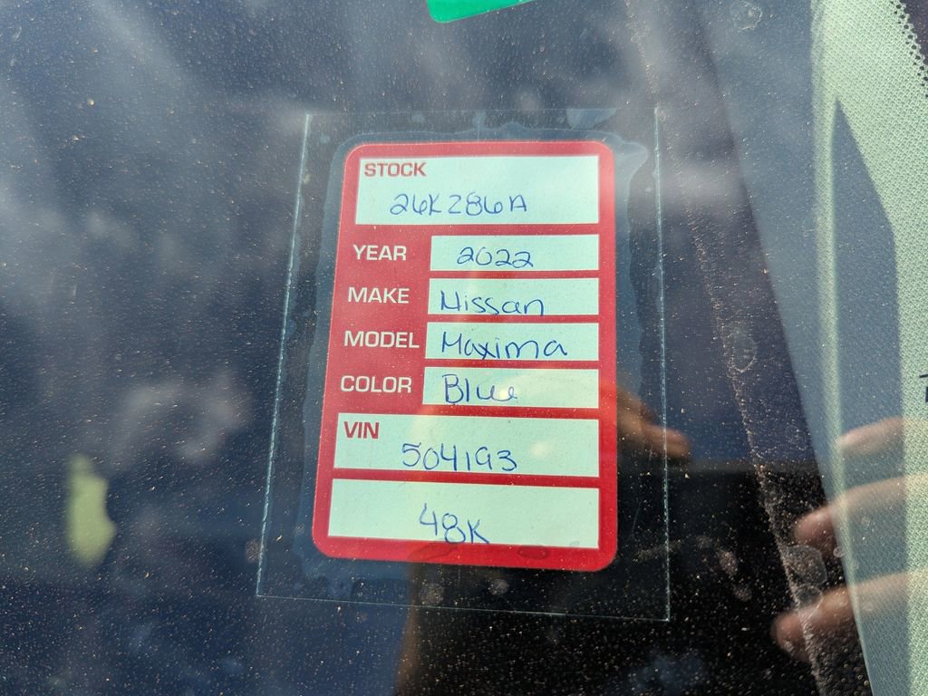Used 2022 Nissan Maxima Platinum w/ Sport Mat Group image 10