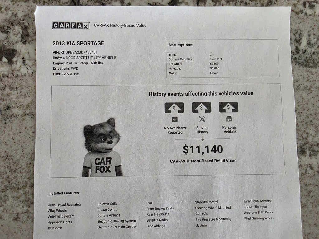Used 2013 Kia Sportage LX image 9