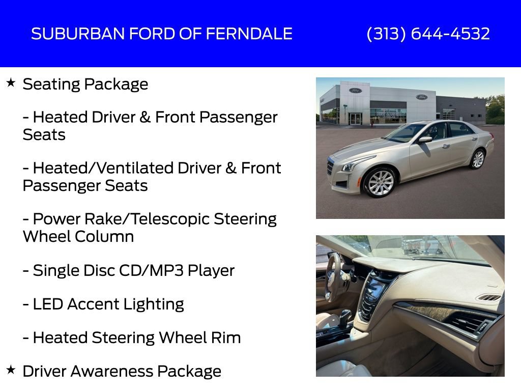 Used 2014 Cadillac CTS Luxury AWD/4WD image 9