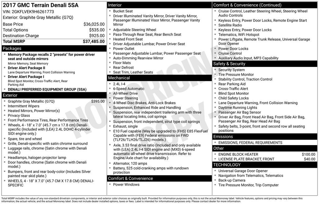 Used 2017 GMC Terrain Denali image 3