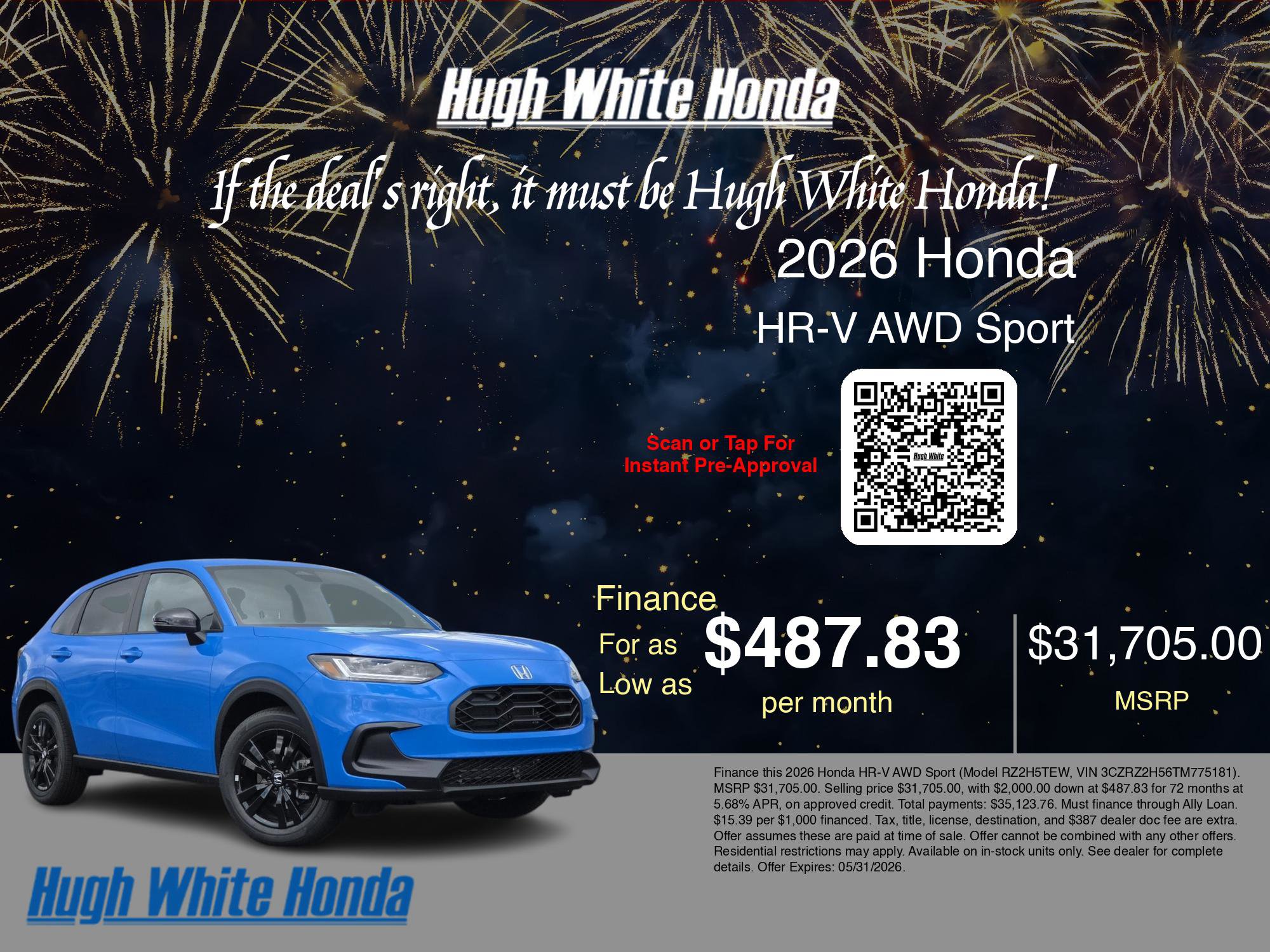New 2026 Honda HR-V Sport image 7