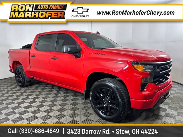 Used 2023 Chevrolet Silverado 1500 Custom w/ LPO, Dark Essentials Package image 1